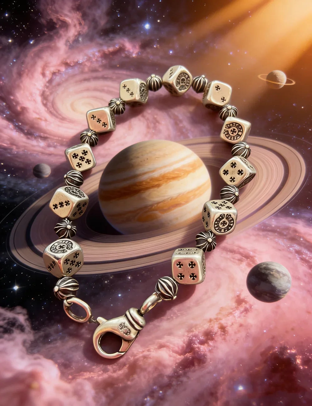 2026 New S925 Pure Silver Men's and Women's Vintage Bracelet